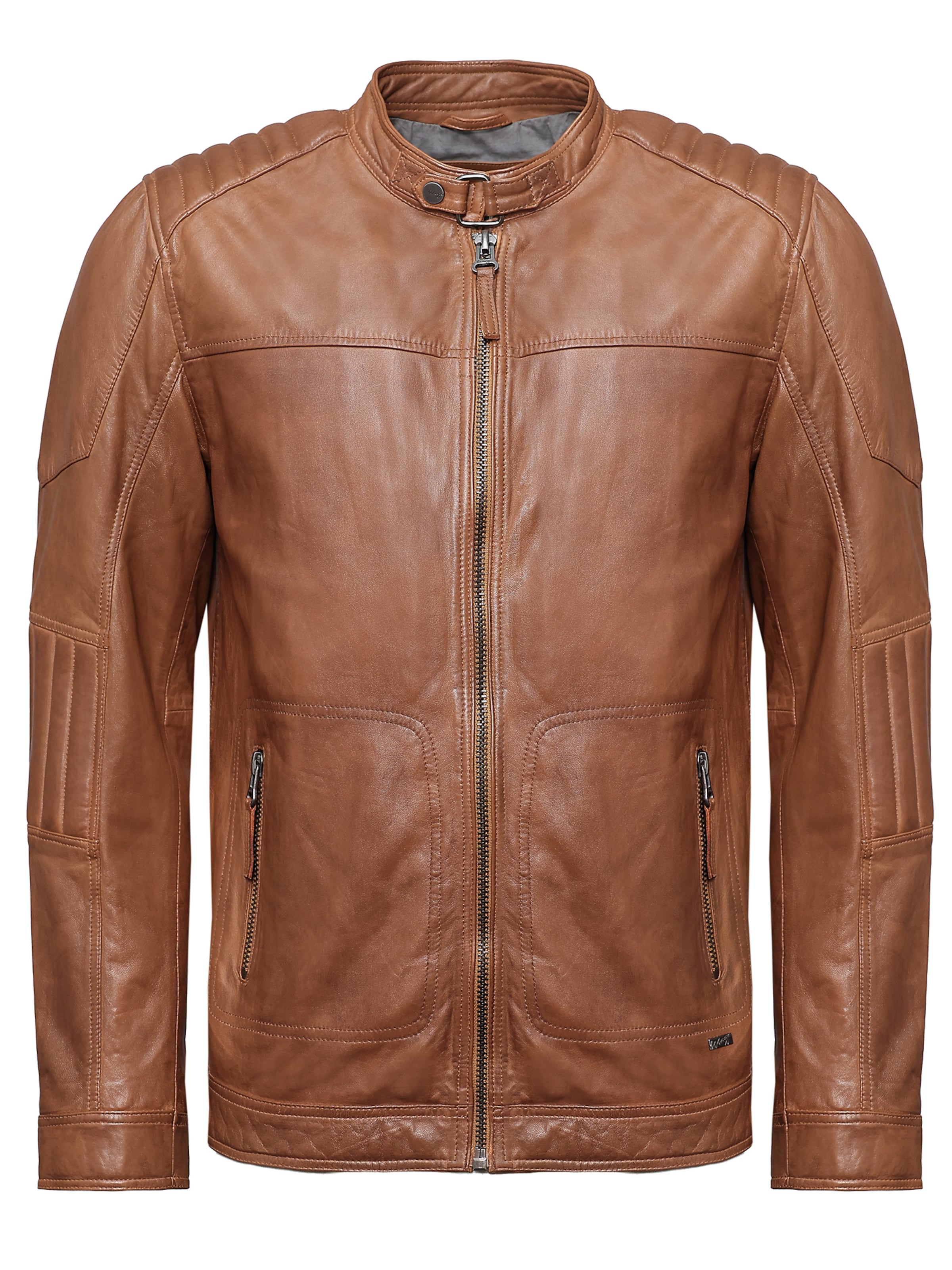 Maze Tussenjas 'Jack' in Bruin: voorkant