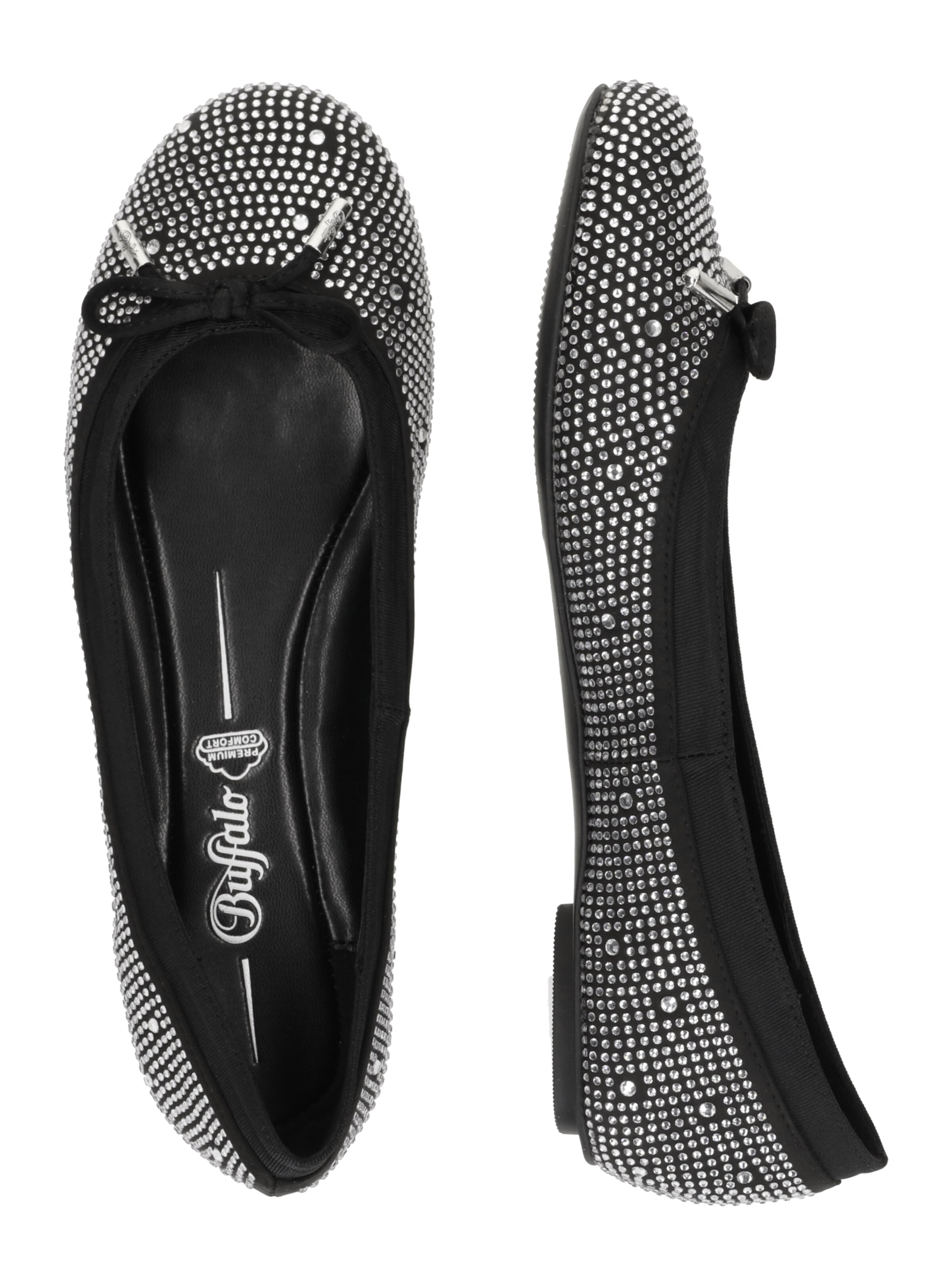 BUFFALO Балерини в черно