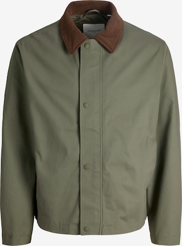 JACK & JONES - Chaqueta de entretiempo 'JJEGRAHAM' en verde: frente