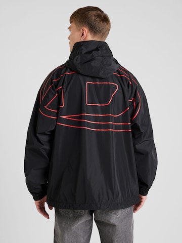 DIESEL Prehodna jakna 'J-CLOG' | črna barva: sprednja stran