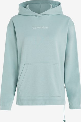 Sweat de sport Calvin Klein Sport en bleu : devant