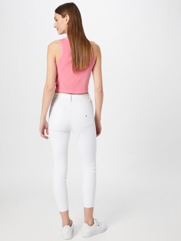 Tommy Jeans Skinny Jeans 'Silvia' in White