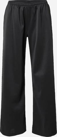 Wide Leg Pantalon 'Aida' WEEKDAY en noir : devant