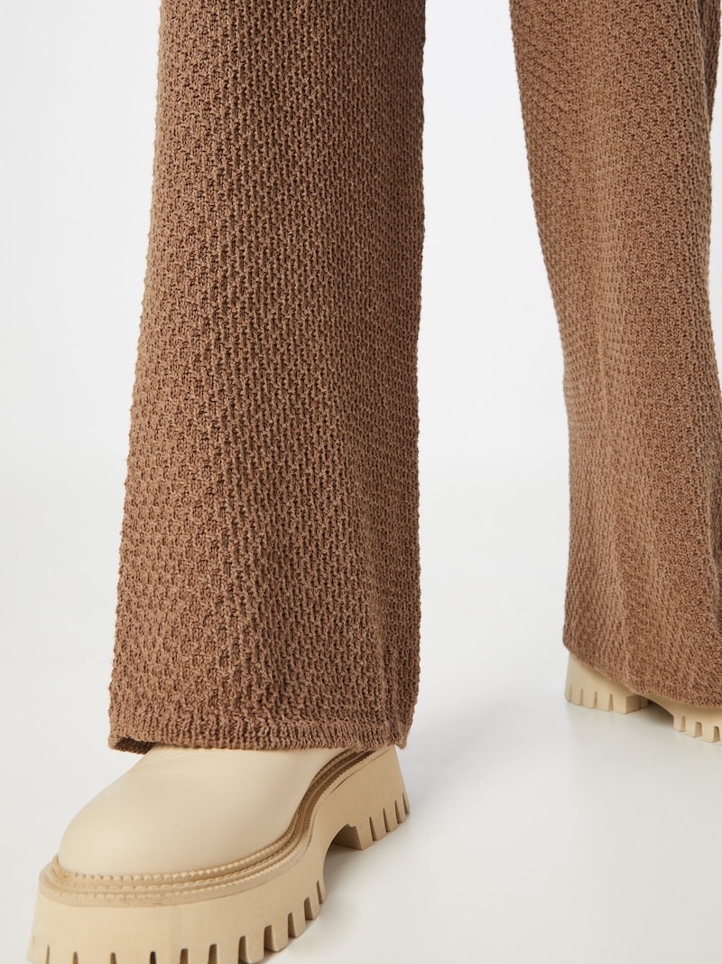 Women Clothing NU-IN Fabric pants Brown
