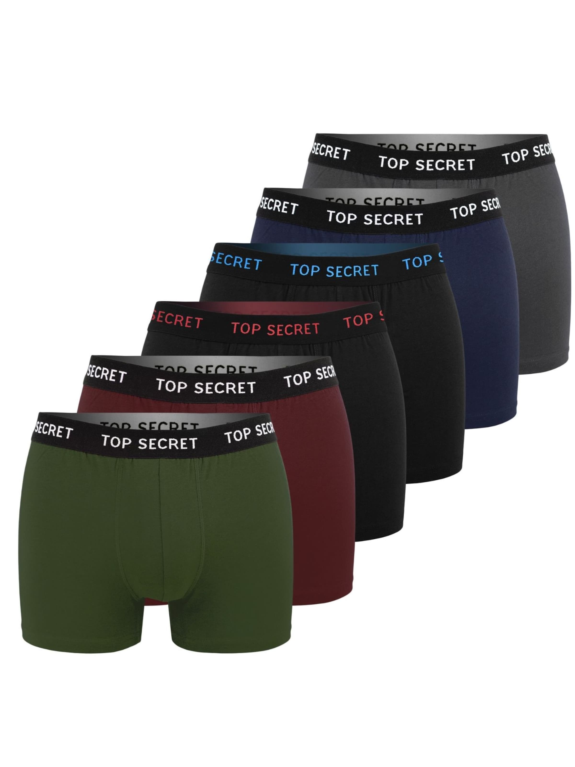 Top Secret Boxershorts in Mischfarben: Vorderseite