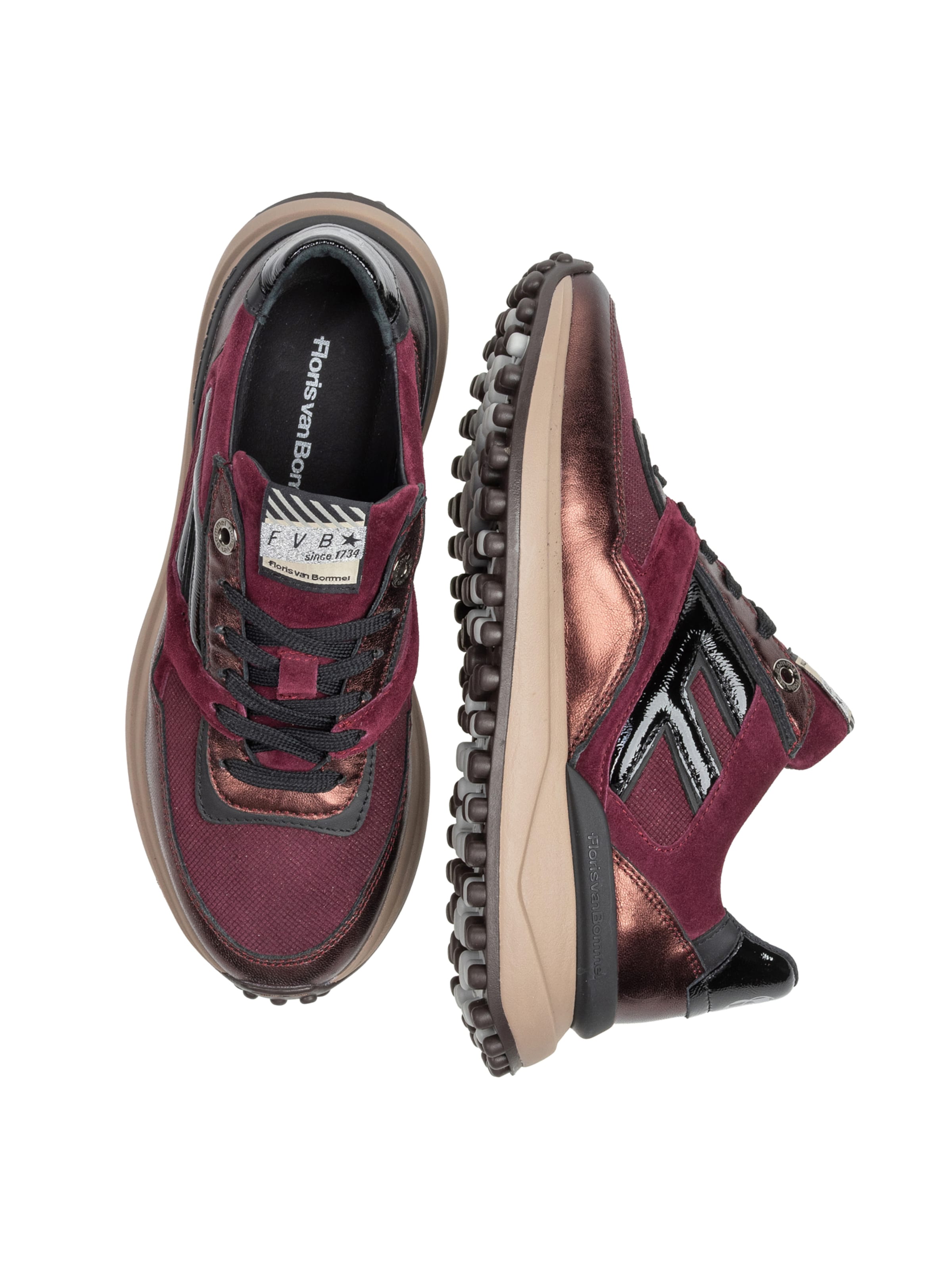 Floris van Bommel Sneakers 'Noppi 52' in Red