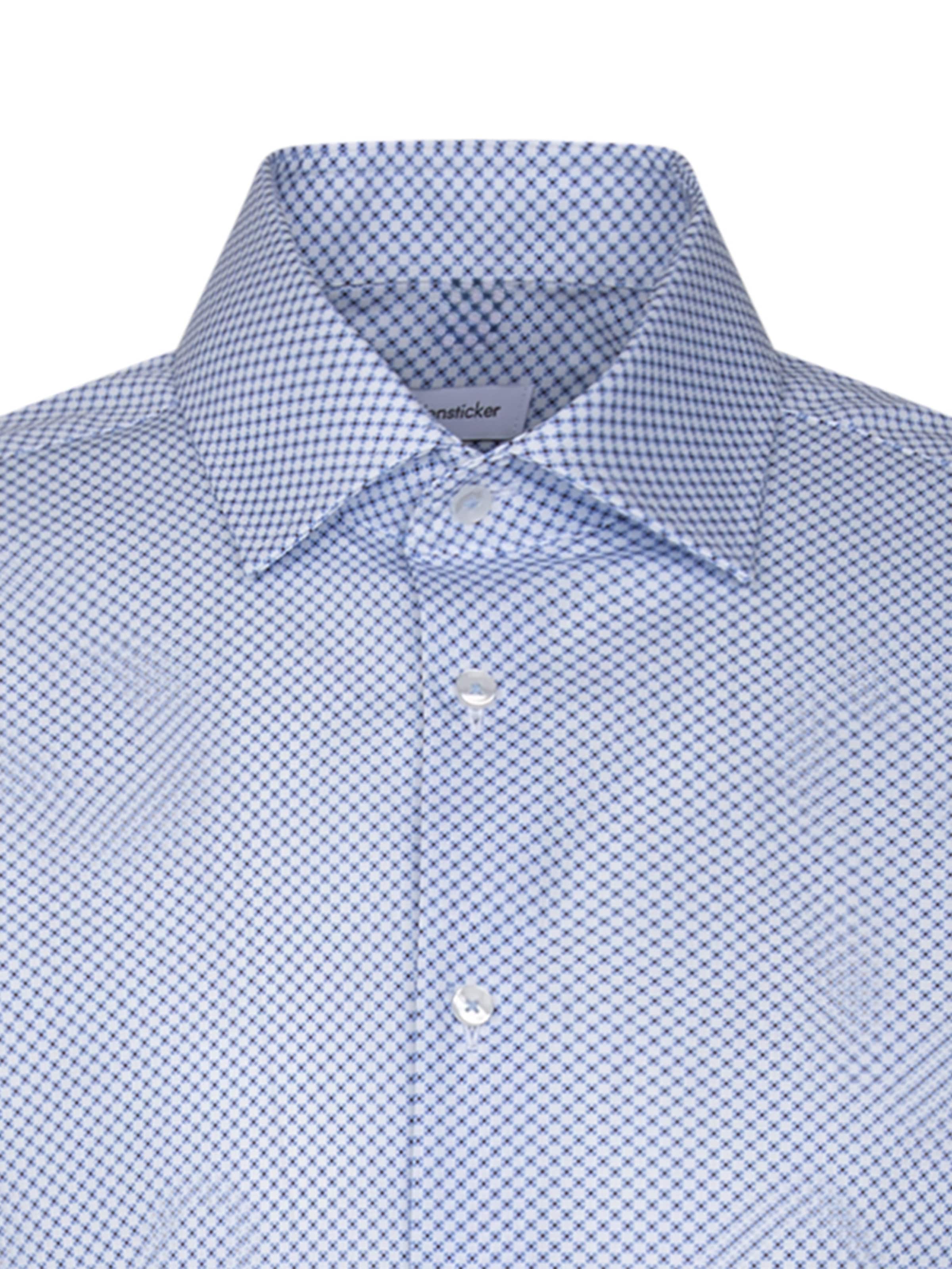 Coupe regular Chemise business 'Schwarze Rose' SEIDENSTICKER en bleu