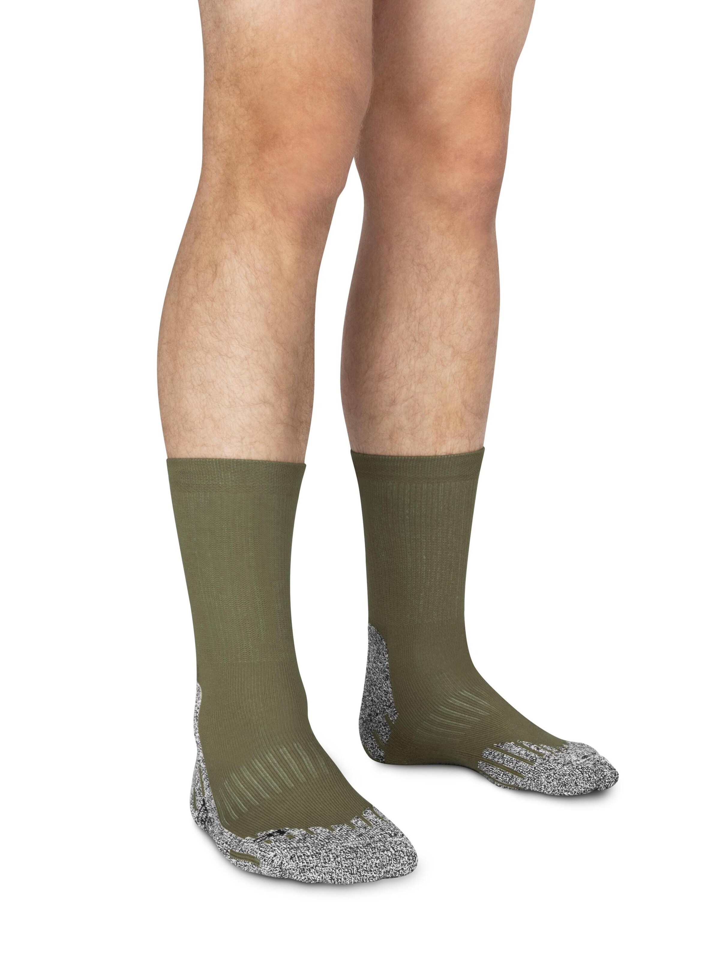 normani Sports socks in Green: front