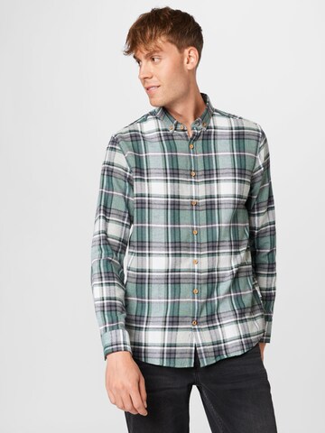 Kronstadt Regular fit Button Up Shirt 'Johan' in Grey: front