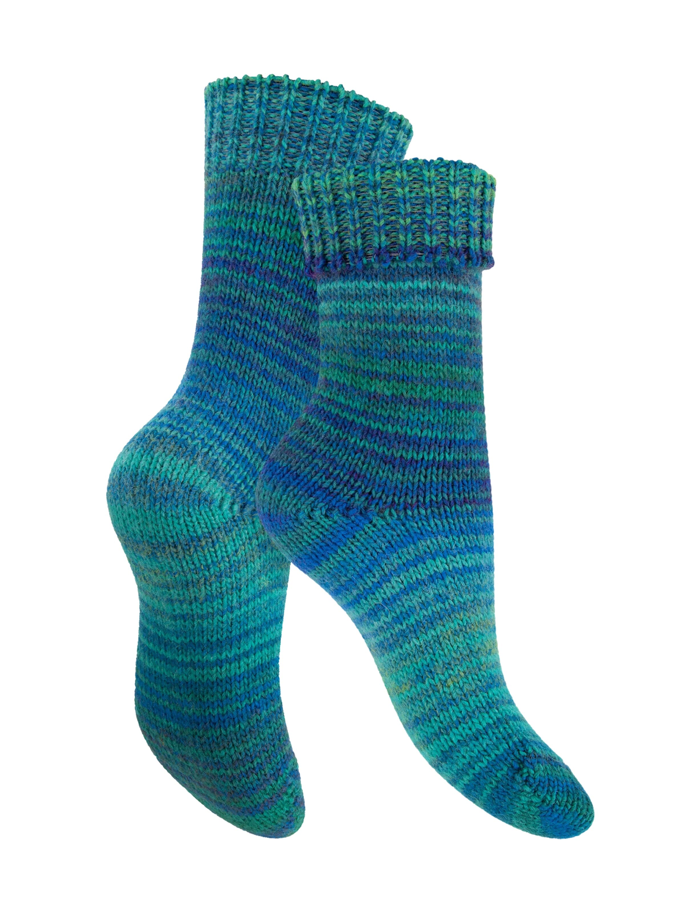 celodoro Socks 'Mouline' in Blue: front