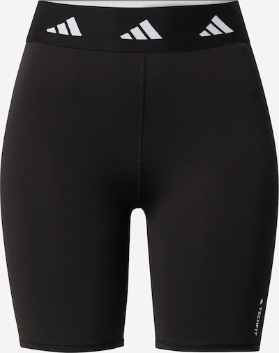 ADIDAS PERFORMANCE Pantalón deportivo 'Techfit Bike' en negro / blanco, Vista del producto