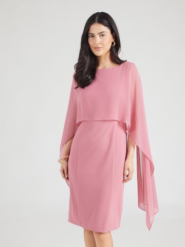 APART - Vestido de tubo en rosa: frente