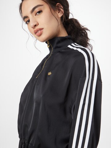 Rochie 'High-Neck Zip' de la ADIDAS ORIGINALS pe negru