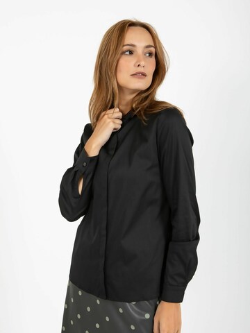 Coster Copenhagen Koszulka ' Fitted ' w kolorze czarny: przód