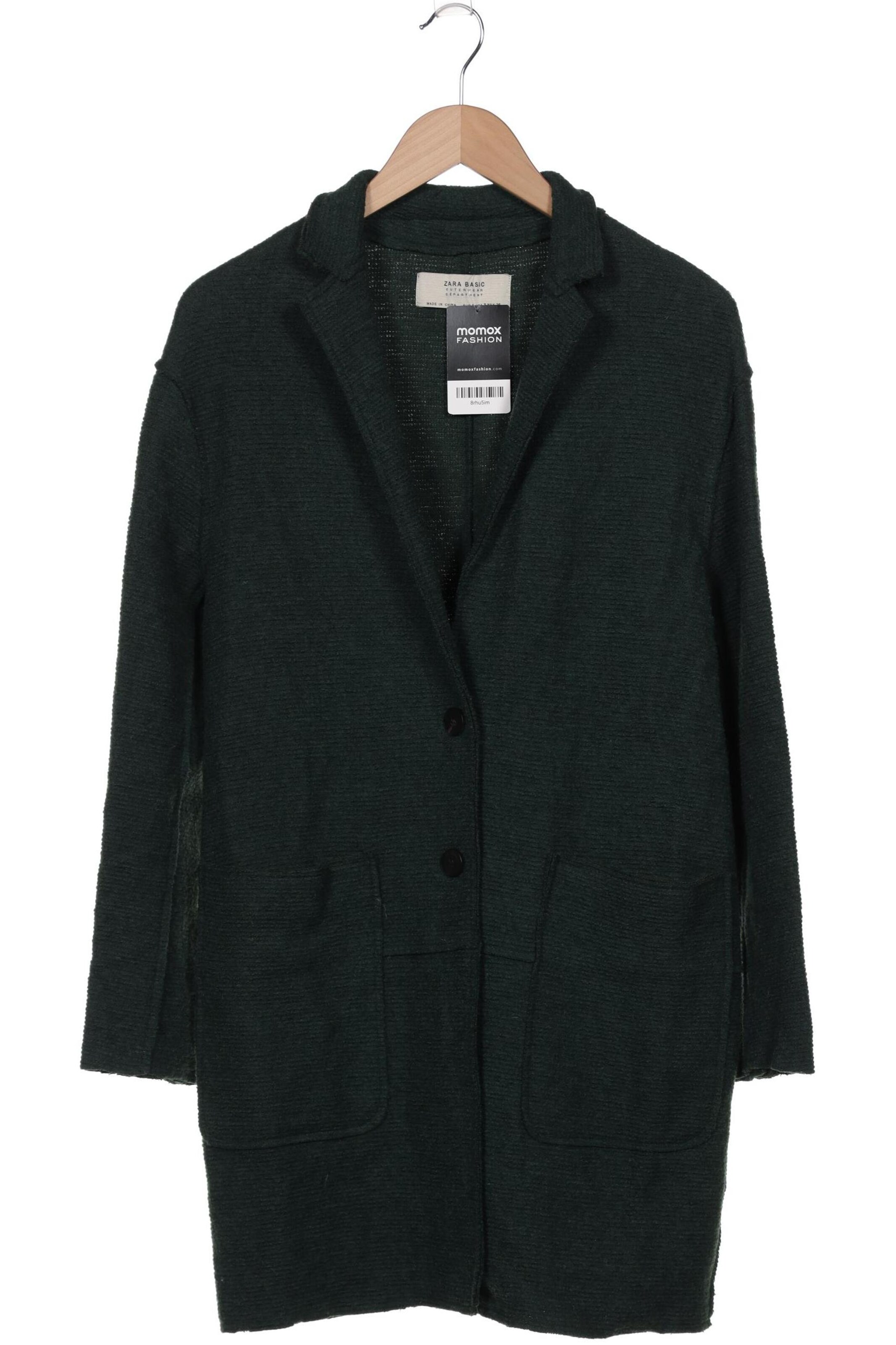 ZARA Jacket & Coat in S in Green: front