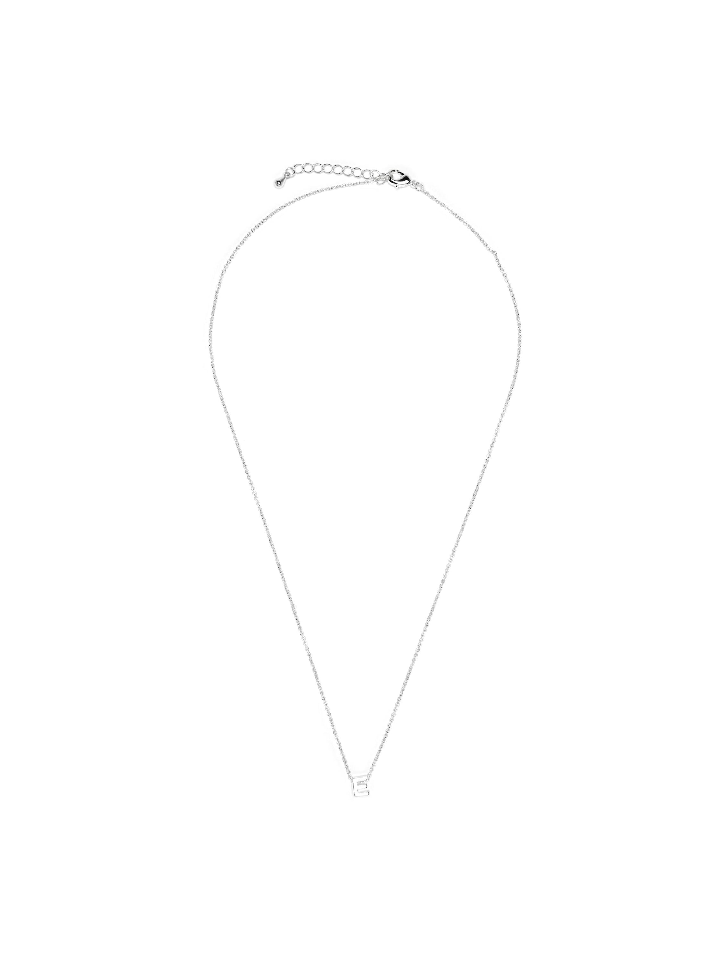 Luxenter Cadena 'Alphabet E' en plata, Vista del producto