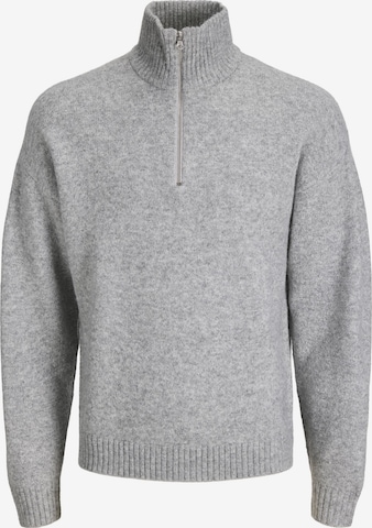 Pull-over 'JJESOHO OLLIE' JACK & JONES en gris : devant