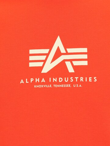 T-Shirt ALPHA INDUSTRIES en orange