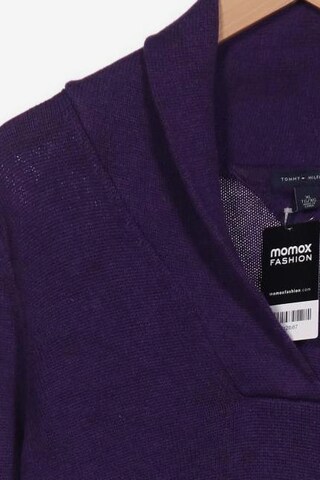 TOMMY HILFIGER Sweatshirt & Zip-Up Hoodie in XL in Purple