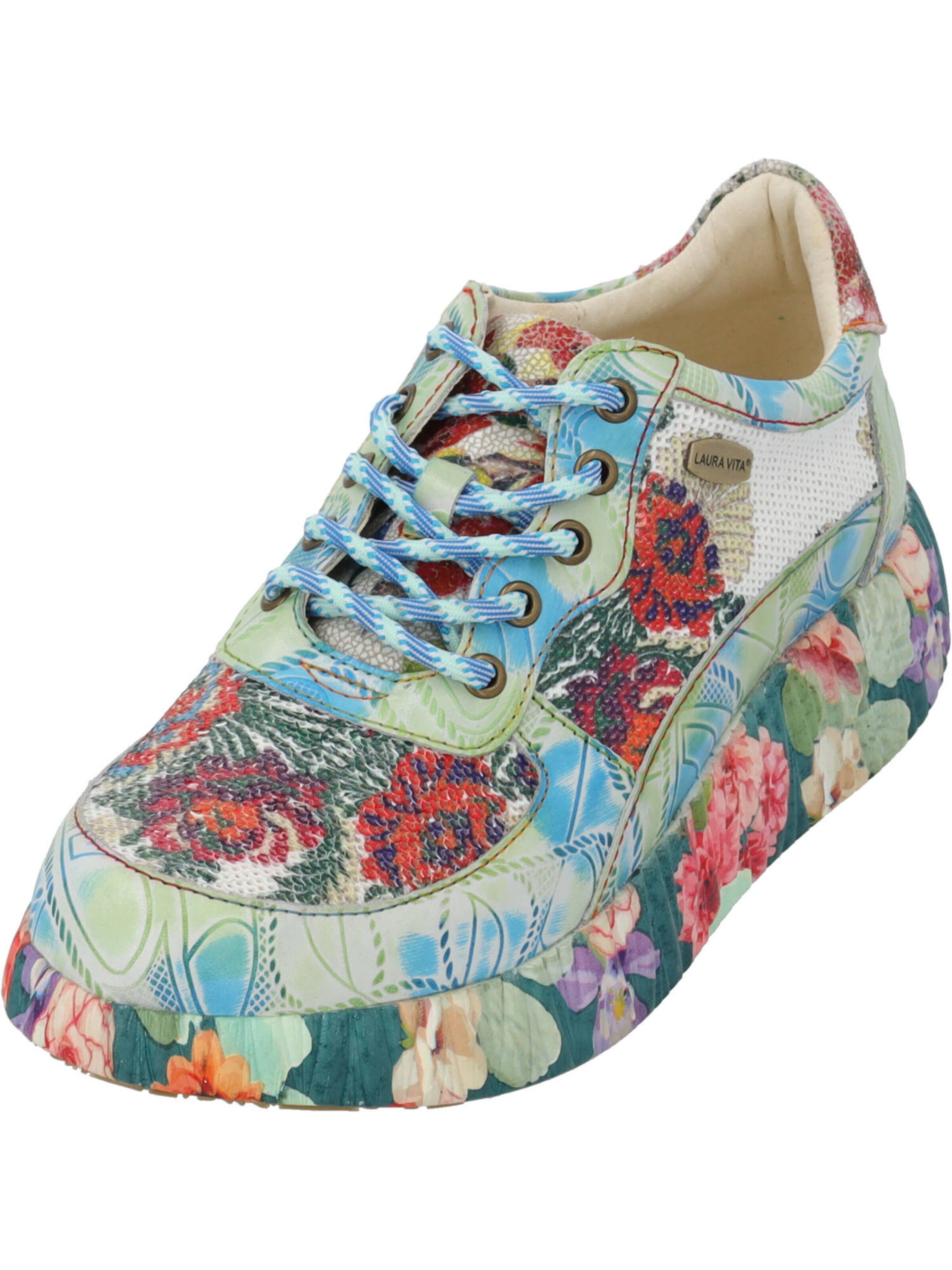 Laura Vita Platform trainers 'Nikito 02' in Mixed colours: front