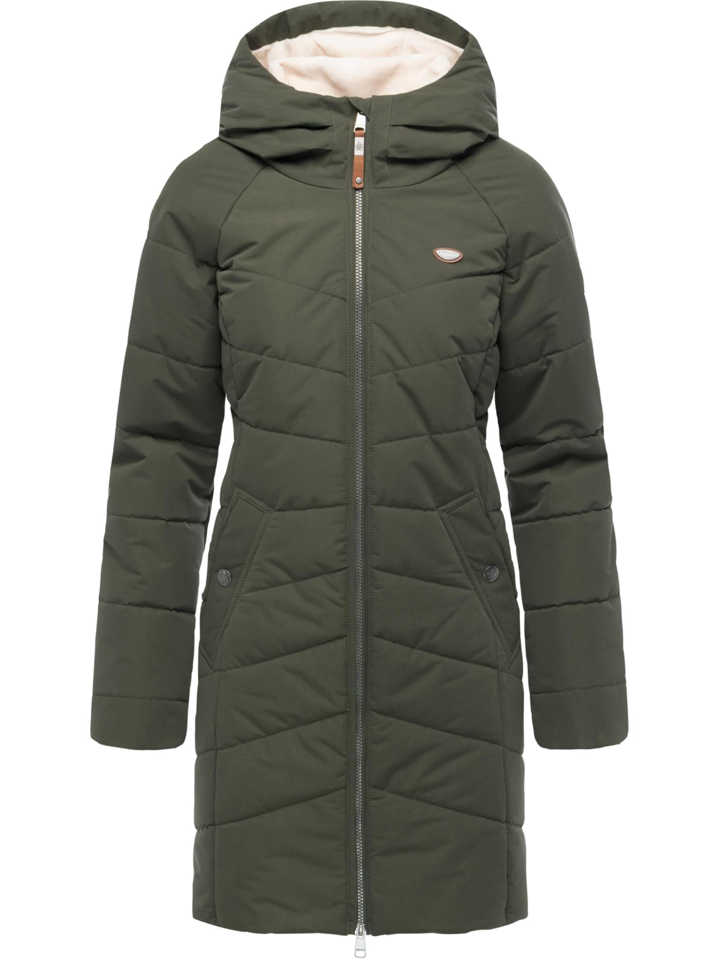 Manteau d’hiver &#x27;Noita Youmodo&#x27; Ragwear en vert : devant