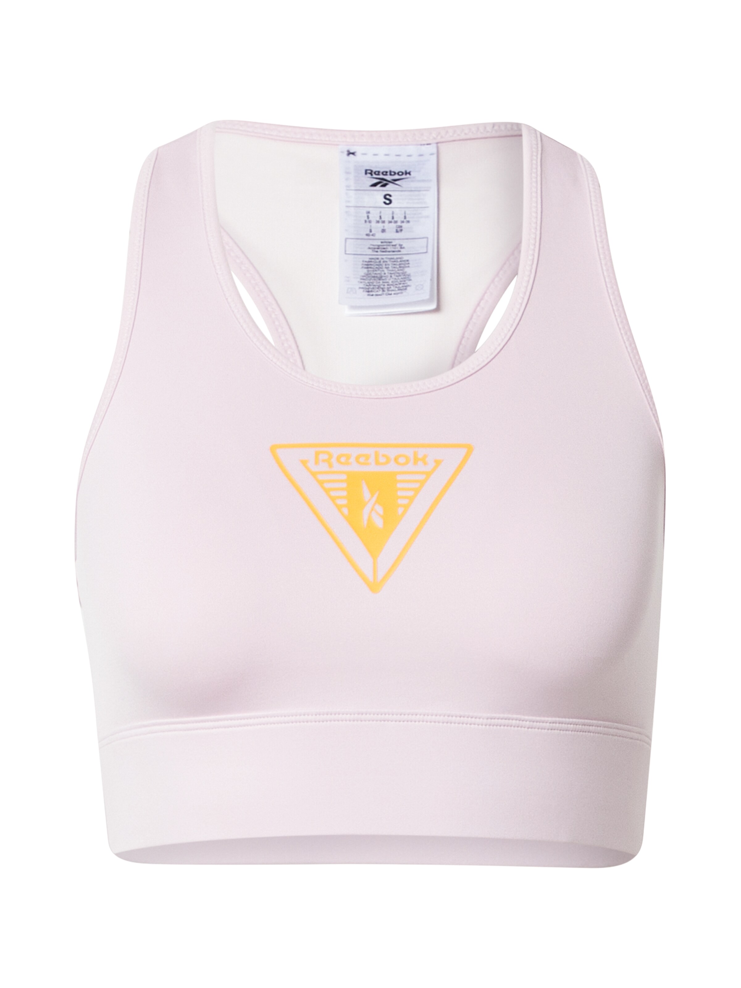 Reebok Bustier Urheilurintaliivit värissä vaaleanpunainen: etupuoli