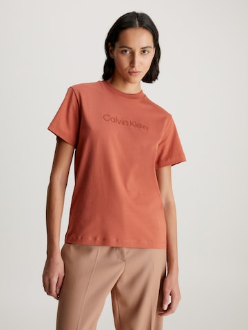 Calvin Klein Shirt in Red: front