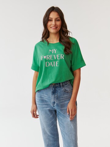 TATUUM Μπλουζάκι 'Like 1' σε πράσινο: μπροστά