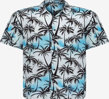 Fit confort Chemise 'Handy' Deeluxe en bleu : devant