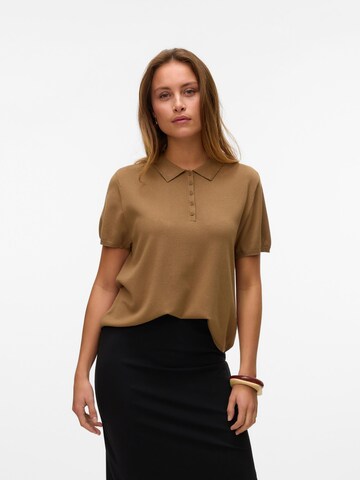 Pull-over 'VMLenny' VERO MODA en marron : devant