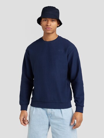 QSSweater majica - plava boja: prednji dio