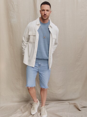 DAN FOX APPAREL Normální Kalhoty 'Jan' – modrá
