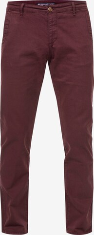 Rusty Neal Slim fit Chino Pants in Red: front