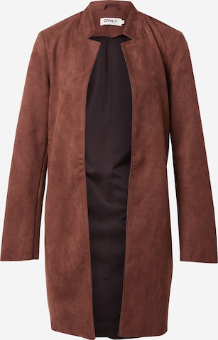 Manteau mi-saison 'SOHO' ONLY en marron : devant