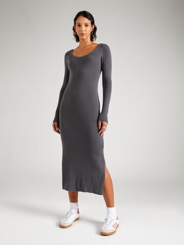 MUSTANG Knitted dress 'FANNY' in Grey: front