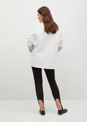 Pull-over 'Maker' MANGO en blanc