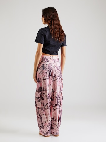 ADIDAS ORIGINALS Loose fit Cargo trousers 'SAT' in Pink