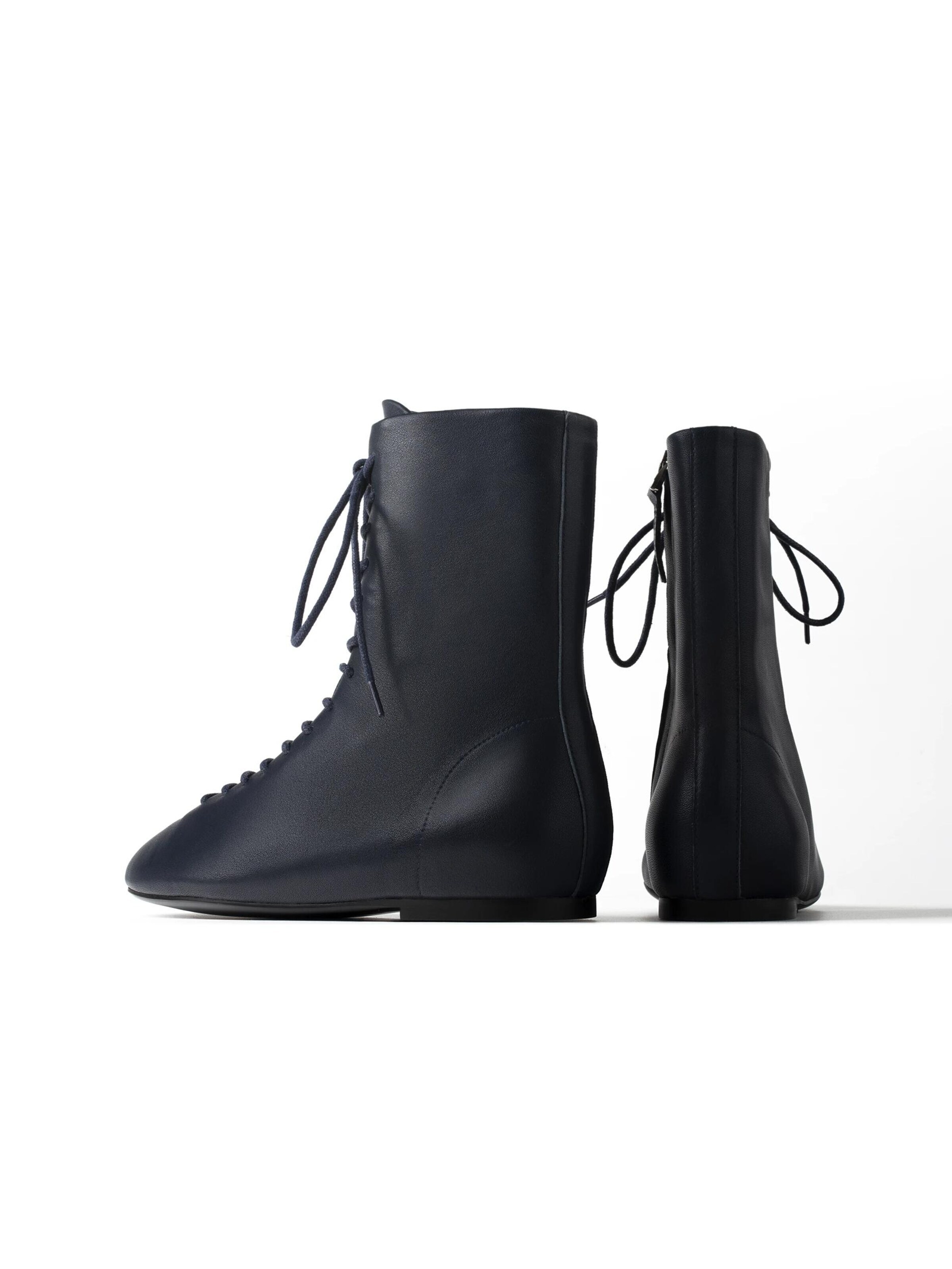 L37 HANDMADE SHOES Bokabakancsok 'LESS IS ALWAYS MORE' - kék