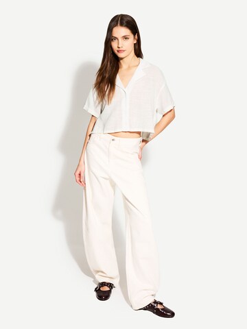 Bershka Blouse in White