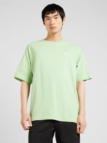PUMA Shirt 'Better Classics' in Groen: voorkant
