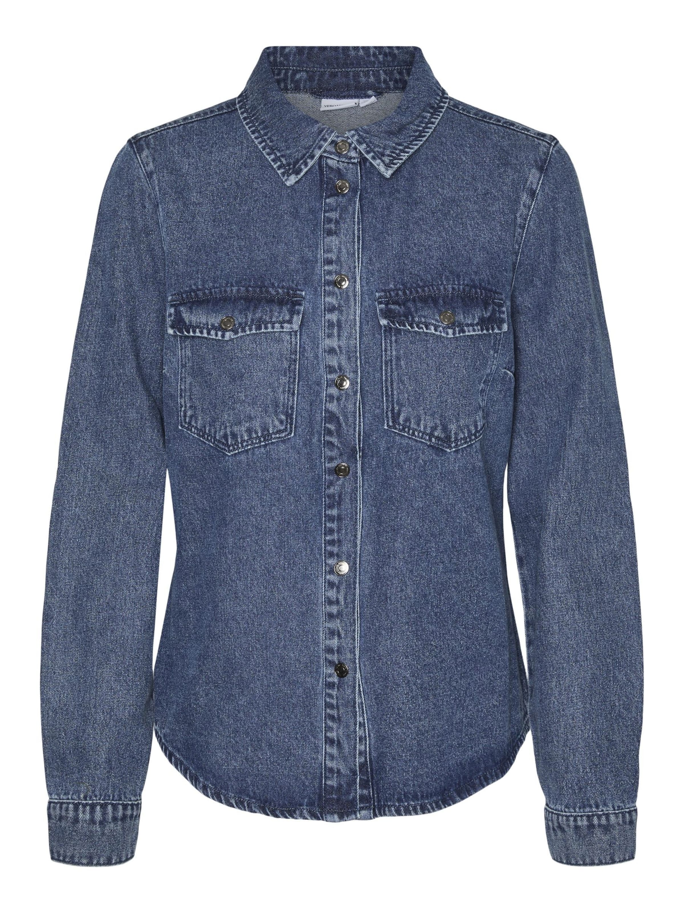 VERO MODA Blouse &#x27;VMJennie&#x27; in Blue: front