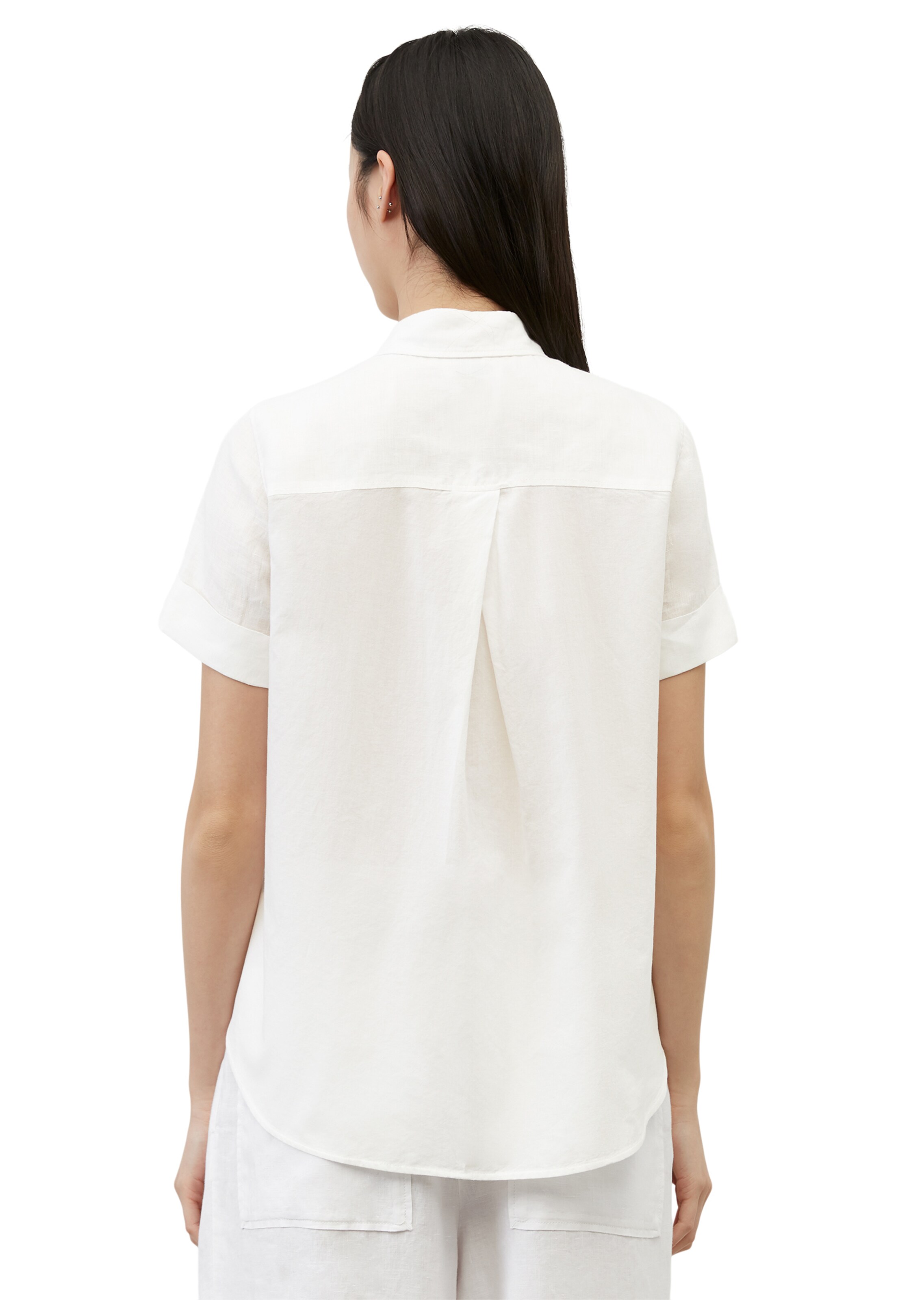 Frauen Große Größen Marc O'Polo Bluse in Ecru - SL61266 Frauen Große Größen Marc O'Polo Bluse in Ecru - SL61266