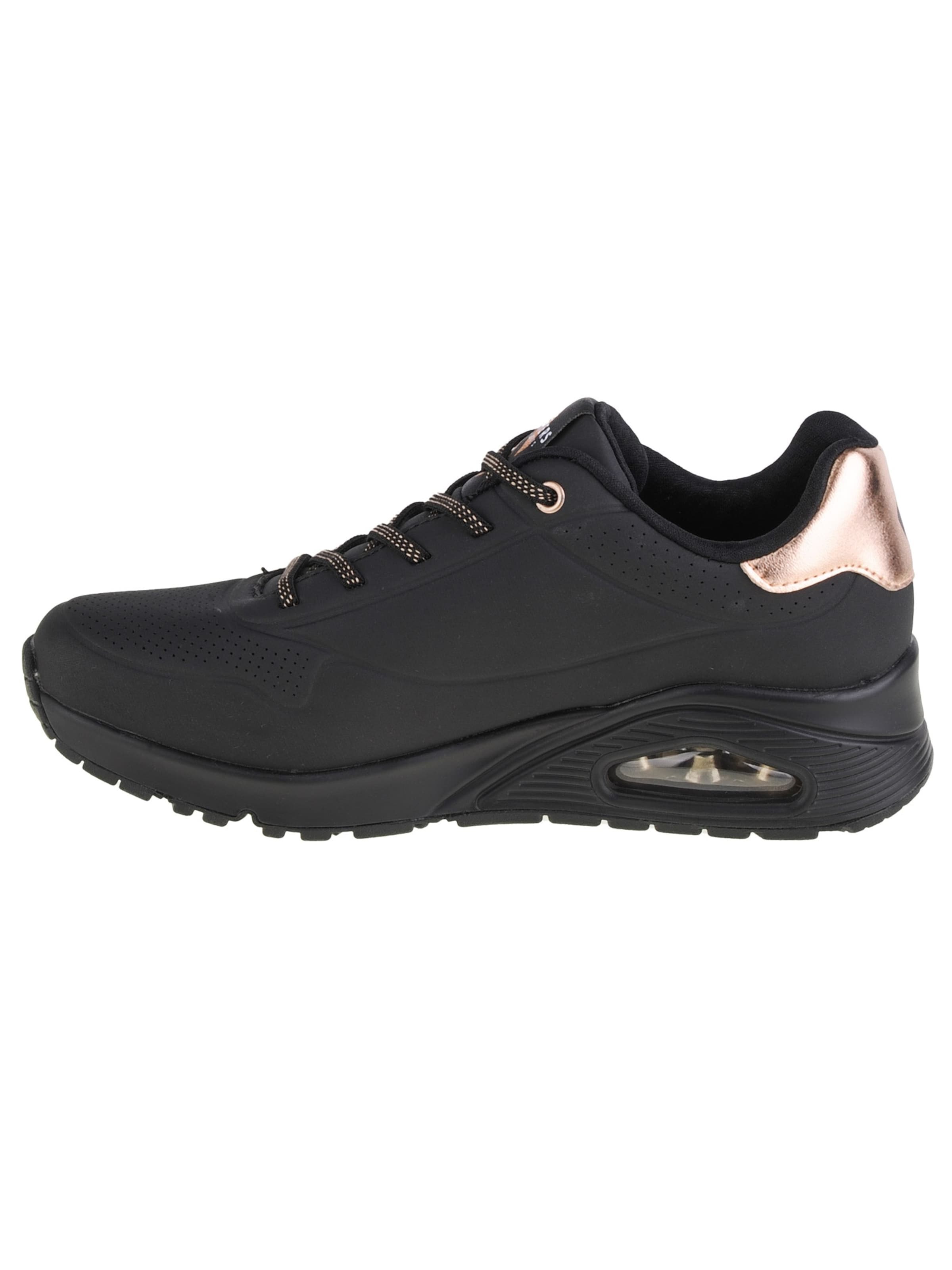 SKECHERS Sneaker low 'Skechers Uno-Shimmer Away'‌‌‌‌‌‌ in Schwarz: Vorderseite