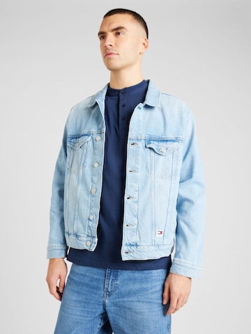 Tommy Jeans Plus Tussenjas 'RYAN' in Blauw: voorkant