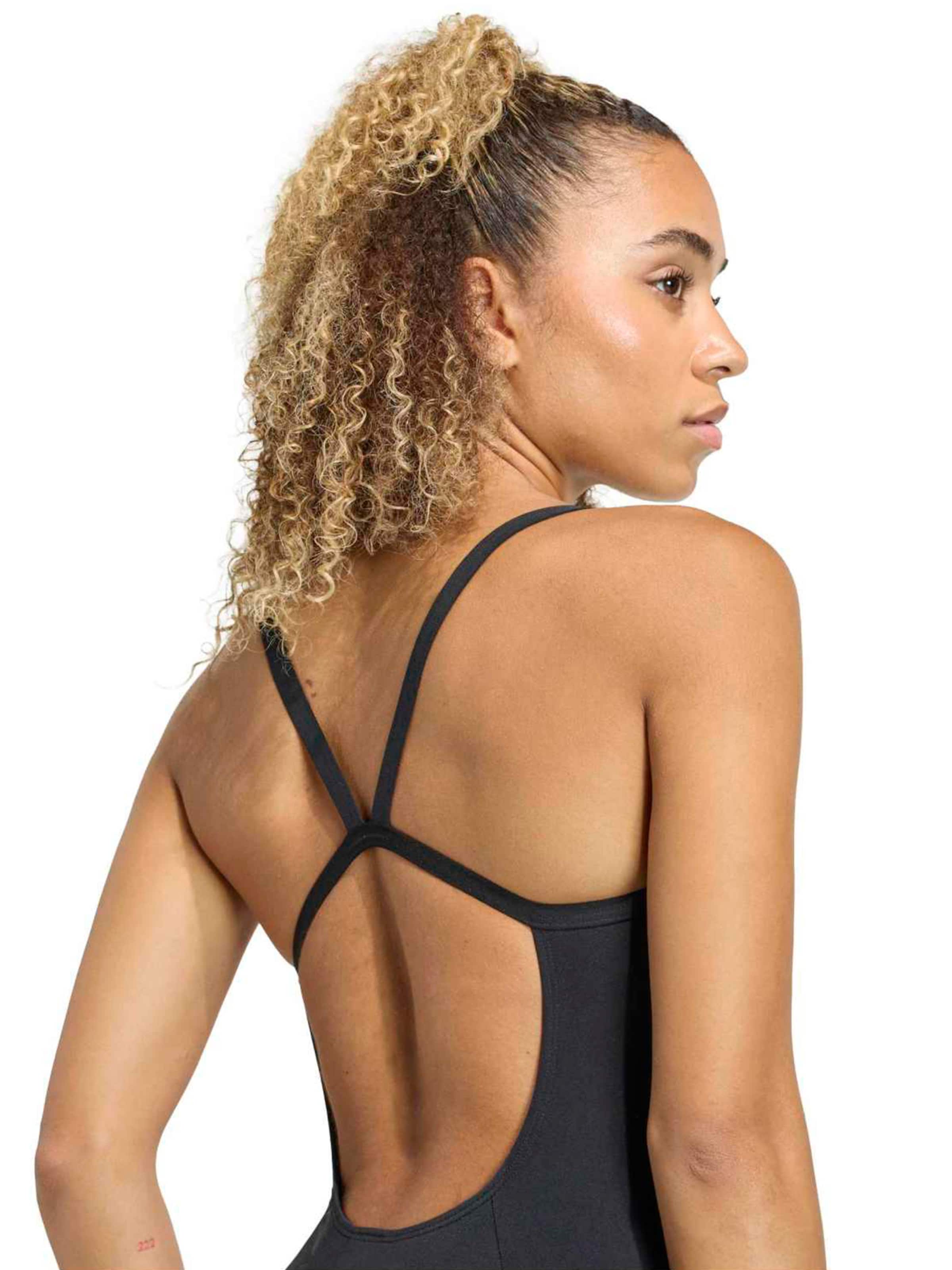 ADIDAS PERFORMANCE Μπουστάκι Αθλητικό ολόσωμο μαγιό 'ESS' σε μαύρο