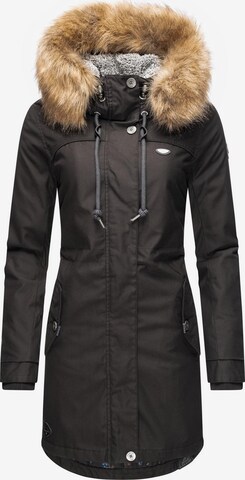 Ragwear Winterparka 'Tawny' in Zwart