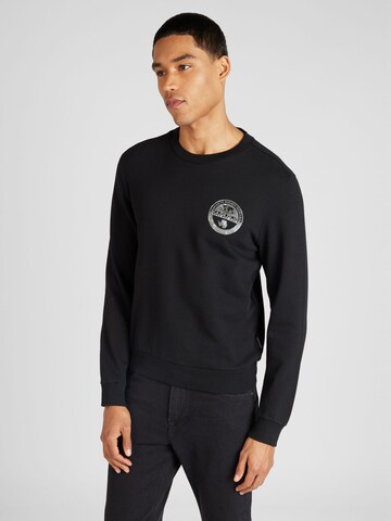 NAPAPIJRI Sweatshirt 'BOLLO' in Schwarz: predná strana