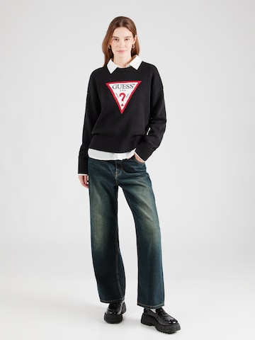 Pull-over GUESS JEANS en noir