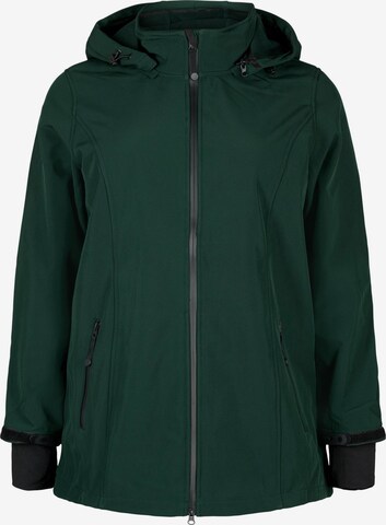 Zizzi Performance Jacket in Green: front