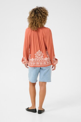 Cream Bluse i brun